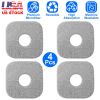 4Pcs Square Microfiber Mop Pads for Home Cleaning Reusable Machine Washable Flat Mop Replacements for Wet And Dry Floor Cleaning