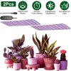 2Pcs Ultra-Thin LED Grow Lights for Indoor Plants with 126Pcs LEDs Full Spectrum Under Cabinet Plant Growing Light Panel 3/9/12H Timer 9 Dimmable Leve