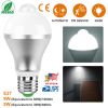 E27 Motion Sensor Light Bulb 9W/5W 1000LM 6500K Dusk to Dawn Automatic On/Off LED Light Bulb Indoor Outdoor Use