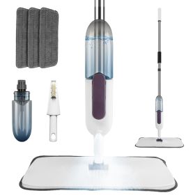 Spray Mop With 3 Machine Washable Microfiber Pads 12OZ Refillable Water Bottle Wet Dry Use Microfiber Mop For Hardwood Ceramic Tiles Laminate Floor Cl