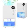 37.2OZ Dehumidifier Indoor Portable Small Dehumidifier with Sleep Mode 1-24H Timer 7-Color Lighting 950sq.ft Coverage Touch Control for Home Bathroom