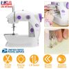 Electric Sewing Machine Portable 2 Speed Overlock Foot w/ Foot Pedal LED Light