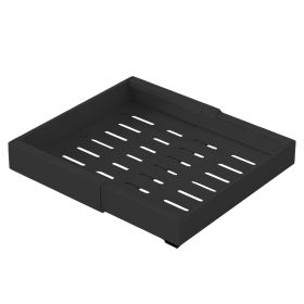 Expandable Pull out Cabinet Organizer Slide out Drawers Roll out Sliding Storage Self Carbon Steel with 12.2-20.5in Extendable Width 17lbs Max Load