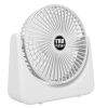 6.5in Desk Fan USB Powered 2 Speeds Table Cooling Fan Tilt Quiet Desktop Fan for Bedroom Office
