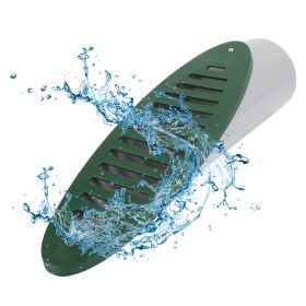 4Inch Green Angled Yard Drainage Pipe With Sloped Grate Yard Drain Emitter For Sump Pump Discharge Downspout Extensions Inlet Outlet Yard Drain Compat