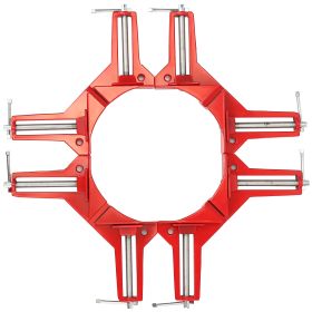 4Pcs 90 Degree Right Angle Corner Clamps Aluminum Alloy Miter Corner Clamp Woodworking Glass Frame Clamp for Picture Frame Holder Glass Holder DIY Woo