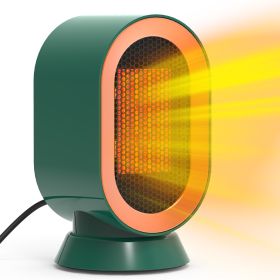 1200W Oscillating Electric Space Heater Mini Desk Heater with 2 Modes 3S Fast Heating Tip-over Overheat Protection for Home Office