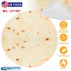 Burrito Tortilla Throw Blanket Pancake Wrap Blanket Soft Round Swaddle for Adults Kids Baby Pets