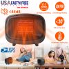 Small Electric Space Heater Portable Mini PTC Ceramic Space Heater Fan w/ Tip-Over and Overheat Protection for Bedroom Office Desk Indoor Use