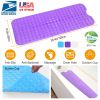 Bath Tub Mat Non-Slip Shower Mat BPA-Free Massage Anti-Bacterial with Suction Cups Washable for Bathroom Kitchen Pool