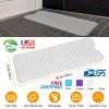Bath Tub Mat Non-Slip Shower Mat BPA-Free Massage Anti-Bacterial with Suction Cups Washable for Bathroom Kitchen Pool