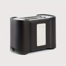 2-slice Toaster, Fast And Even Results Every Time, Wide Slots Fit Any Size Bread, Drop-down Crumb Tray, Easy To Clean, Banned From Sale On Amazon (Color: Black)