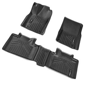 Automotive Floor Mats Fits Toyota RAV4  Not For Hybrid Or Prime  2019-2024 (Color: Black)