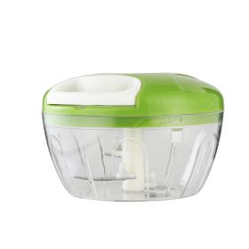 Simple Rotating Garlic Slicer (Color: GREEN)